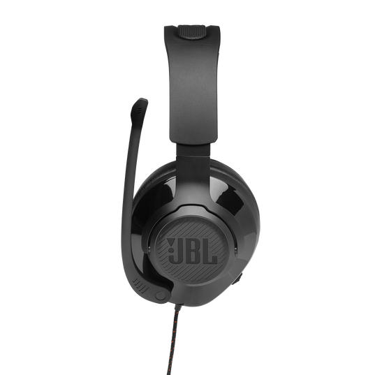 JBL Quantum 300 - Black - Hybrid wired over-ear PC gaming headset with flip-up mic - Detailshot 7